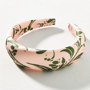 Anthropologie 70’s Floral Puffy Headband